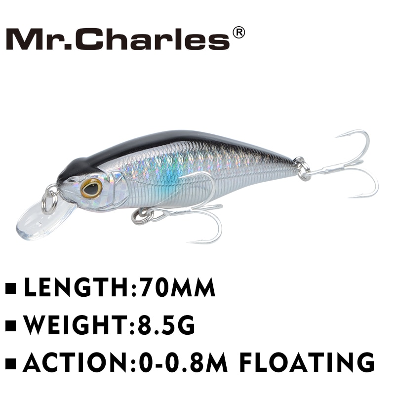 Mr.Charles CMC015  ̳ 70mm/8.5g Shad , 0-0.8M ..